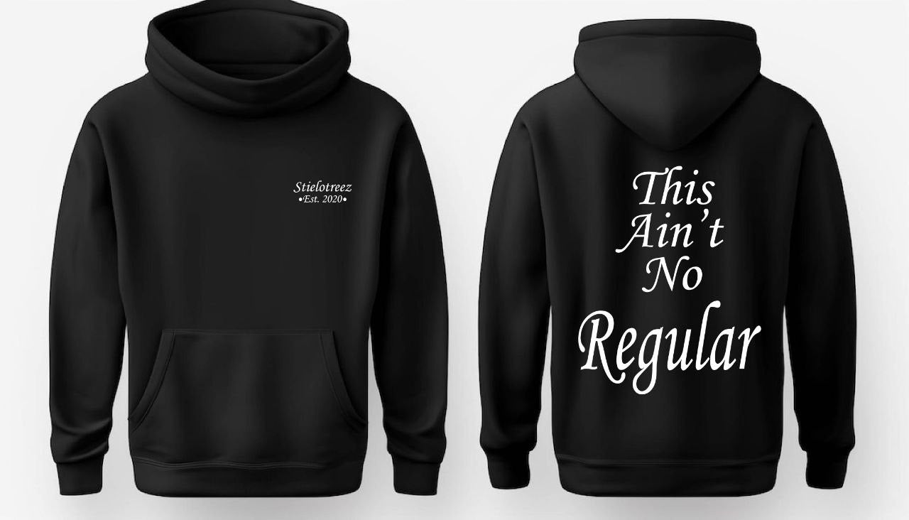 THIS AINT NO REGULAR HOODIE